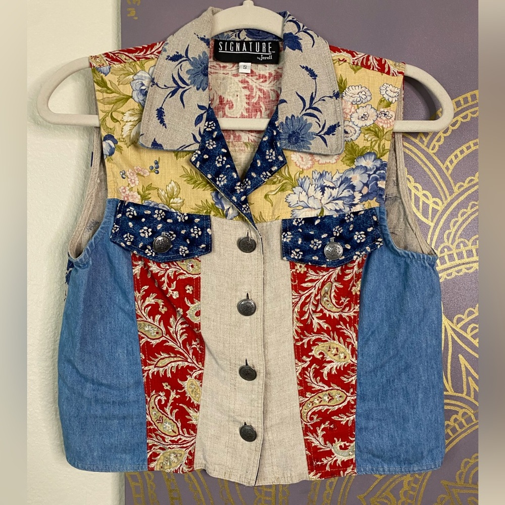 Vintage Patchwork Vest